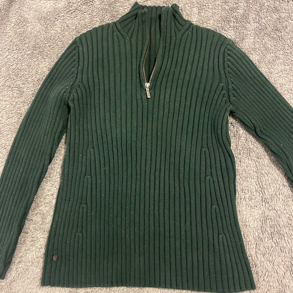 lauren ralph lauren quarter zip sweater